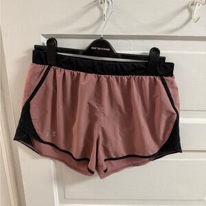 Under Armour Women's Athletic Shorts in Pink and Black